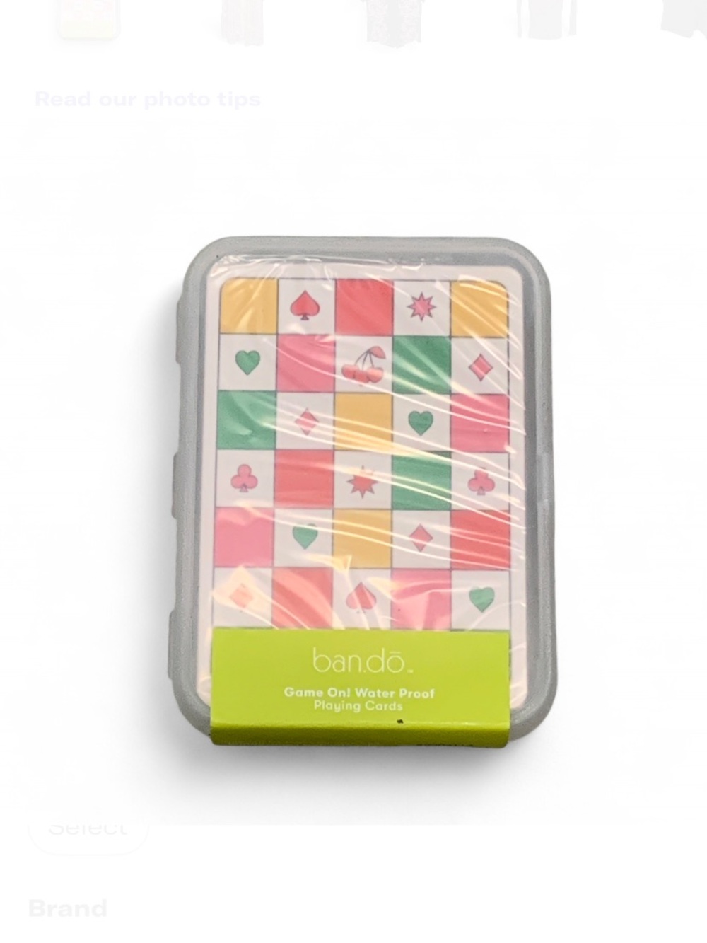 New in Box Ban.do Waterproof Playing Cards